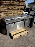 TRUE REFRIGERATED PREP TABLE