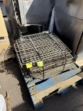 GROUP OF WIRE SHELVES