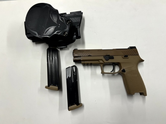PISTOL, SIG SAUER P320 M17, 9MM, (NEWINGTON, NH,