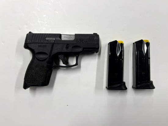 PISTOL, TAURUS G3C, 9MM, (BRAZIL//U.S.A.), WITH 2