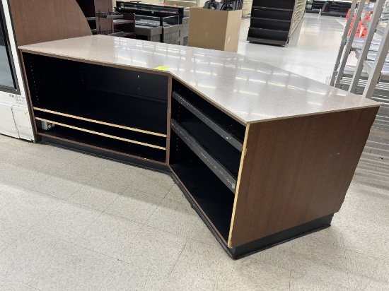 102IN WIDE ANGLED MILLWORK COUNTER
