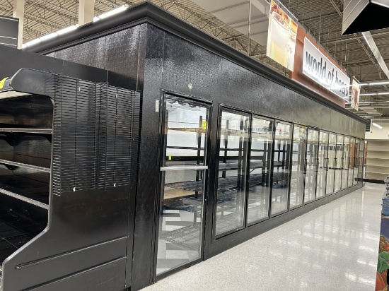 12 DOOR WALK-IN BEER COOLER W/ MAN DOOR