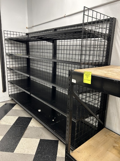 8FT OF LOZIER WALL SHELVING