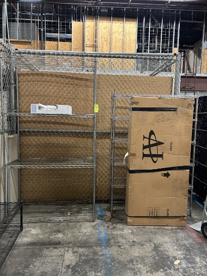 ASSORTED 4FT METRO RACKS