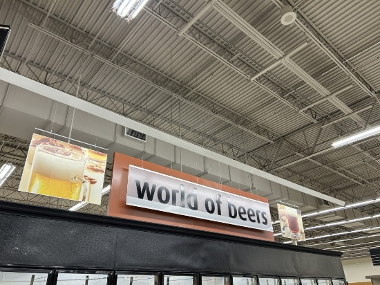 WORLD OF BEERS SIGNAGE