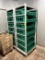 PRODUCE STOCK RACKS WITH CRATES