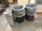 ASSORTED TRASH CANS