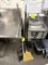 BROOMS AND DUST PAN
