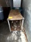 RUSTED FLAT TOP CART