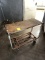 RUSTED FLAT TOP CART