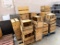 TWO PALLETS OF WOOD CRATES