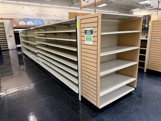 28FT RUN OF KENT SHELVING