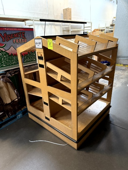 WOOD BREAD DISPLAY