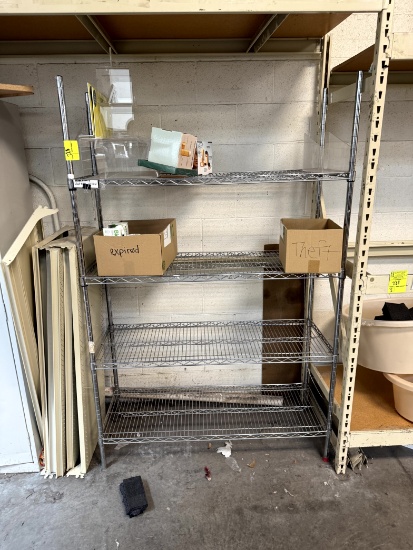 FOUR TIER METRO RACK