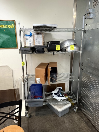 FOUR TIER METRO RACK