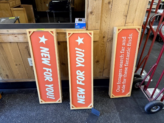 WOOD FRAMED SIGNS