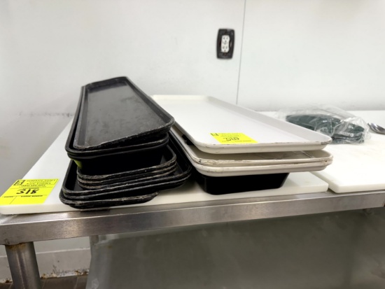 GROUP OF MEAT RACKS