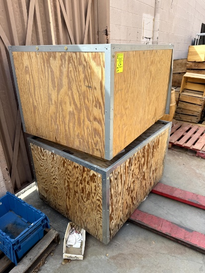 WOOD PRODUCE DISPLAY BIN
