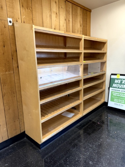 WOOD WALL SHELVING