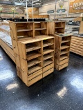 WOOD CRATE STYLE DISPLAY