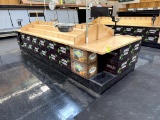 LARGE WOOD PRODUCE DISPLAY