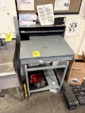 METAL RECEIVING DESK