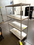 FOUR TIER ALUMINUM RACK