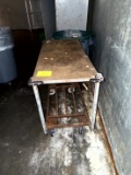 RUSTED FLAT TOP CART