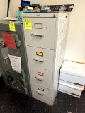 FOUR DRAWER METAL FILE CABINET