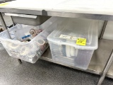 TWO TOTES OF ASSORTED ITEMS