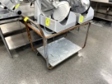 RUSTED FLAT TOP CART