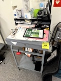 METAL RECEIVING DESK
