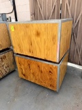 WOOD PRODUCE DISPLAY BIN