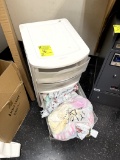 3 DRAWER PLASTIC CUBBY