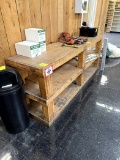 WOOD 3 TIER WORK BENCH