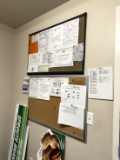 ALL CORK BOARDS IN OFFICE