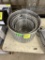 ASSORTED SIZED STEAMING/STRAINING POTS