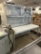 6FT POLYTOP TABLE W/ BACKSPLASH AND OVERSHELF