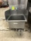 KNEE-OPERATED STAINLESS HAND SINK