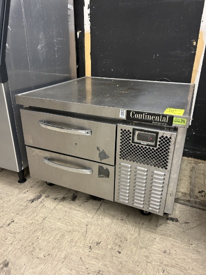 CONTINENTAL 36" CHEF BASE W/ (2) DRAWERS