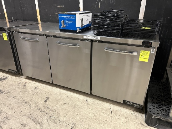 CONTINENTAL72"  REFRIGERATED WORK TABLE