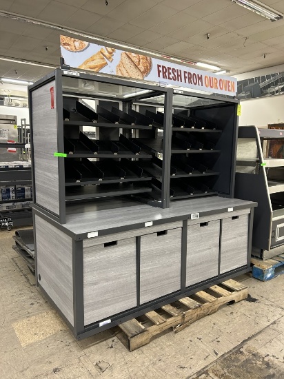 OPEN FRONT DRY GOODS BAKERY DISPLAY