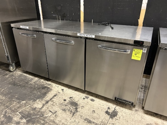 CONTINENTAL72"  REFRIGERATED WORK TABLE