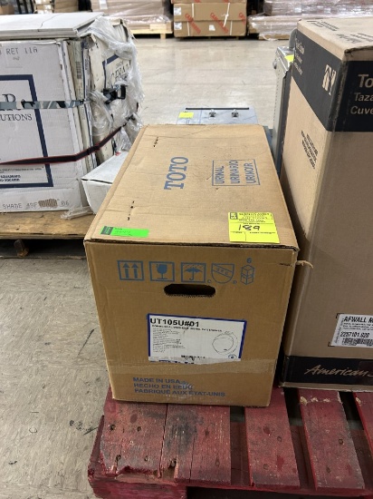 NEW IN BOX TOTO WASHOUT URINAL W/ STRAINER