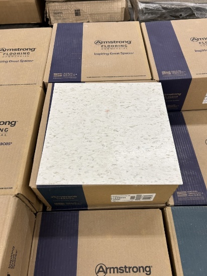 24 BOXES OF ARMSTRONG 12IN COMMERCIAL FLOOR TILES