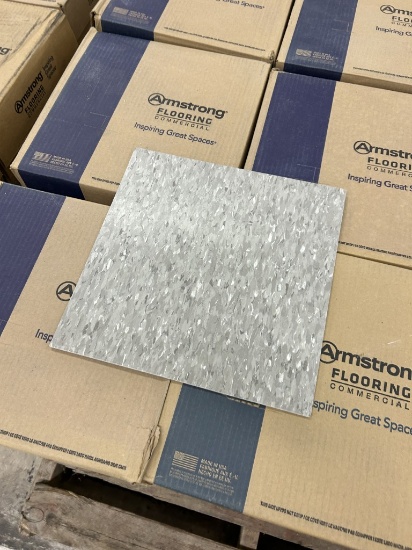 36 BOXES OF ARMSTRONG 12IN COMMERCIAL FLOOR TILES
