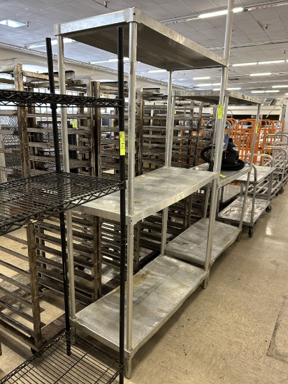 48IN X 20IN X 76IN ALUMINUM COOLER RACK