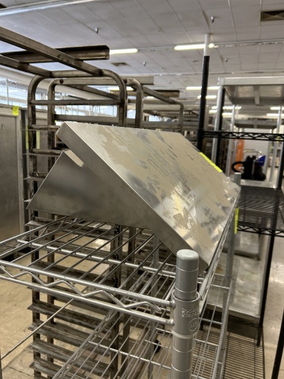 28IN X 12IN STAINLESS STEEL WALL SHELF