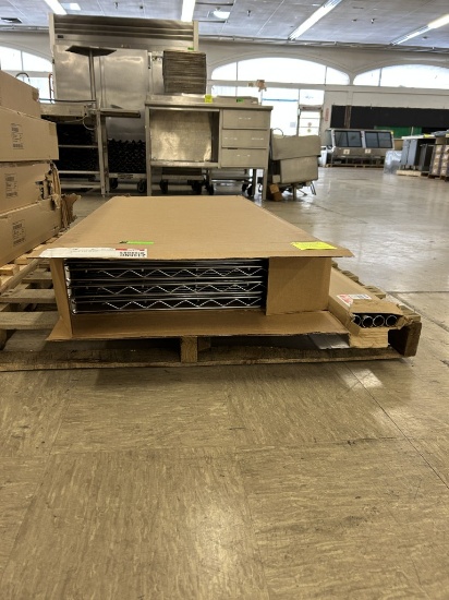 PALLET OF NEW METRO RACK PARTS