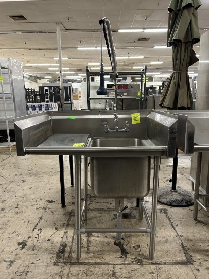 ADVANCE TABCO 1 COMPARTMENT SINK